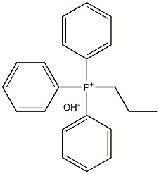 Propyltriphenylphosphonium hydroxide Struktur