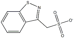 1,2-benzisothiazole-3-methanesulfonate Struktur