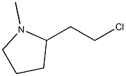 N-methyl-2-(2-chloroethyl)pyrrolidine Struktur