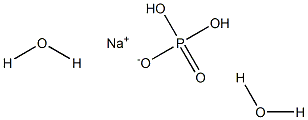 Monosodium phosphate dihydrate Struktur