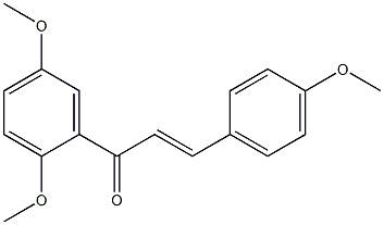 2',5',4-Trimethoxychalcone Struktur