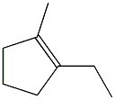 1-METHYL-2-ETHYLCYCLOPENTENE Struktur