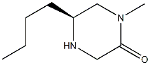 (S)-5-BUTYL-1-METHYLPIPERAZIN-2-ONE Struktur