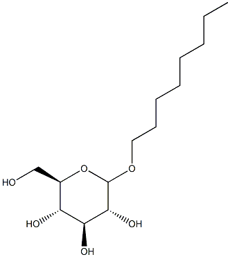 OctylL-glucopyranoside Struktur