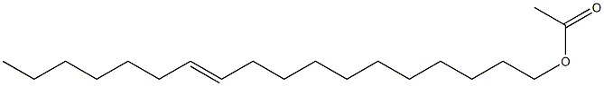 CIS,TRANS-11-OCTADECENYL ACETATE Struktur