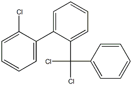 2-chlorophenyl-diphenyl dichloro methane Struktur