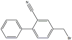 4bromomethyl-2-cyanodiphenyl Struktur