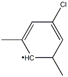 4-chloro-2,6-dimethylphenyl Struktur