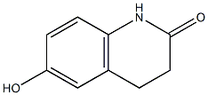 6-hydroxyl-3,4-dihydroquinoline-2-one Struktur