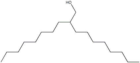 2-Octyldecanol. Struktur