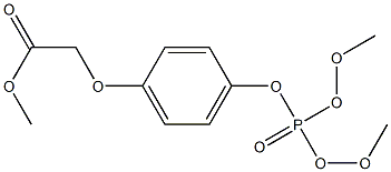 Methyl (4-[(dimethoxyphosphoryl)oxy]phenoxy)acetate Struktur