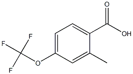 2-Methyl-4-(trifluoromethoxy)benzoic acid 97% Struktur