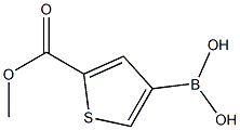 Methyl 4-boronothiophene-2-carboxylate Struktur