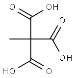 1,1,1-ethanetricarboxylic acid Struktur