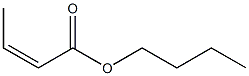 butyl cis-2-butenoate Struktur