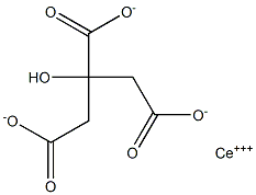 cerous citrate Struktur