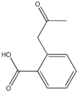 o-acetonylbenzoic acid Struktur