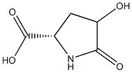 4-hydroxypyroglutamic acid Struktur