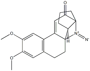 8,13-diaza-2,3-dimethoxygona-1,3,5(10),9(11)-tetraen-12-one Struktur