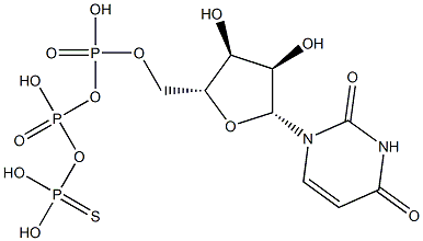 uridine-5'-O-(3-thiotriphosphate) Struktur