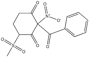 (2-nitro-4-(methylsullfonyl))benzoylcyclohexane-1,3-dione Struktur