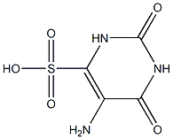 5-aminouracil-6-sulfonic acid Struktur