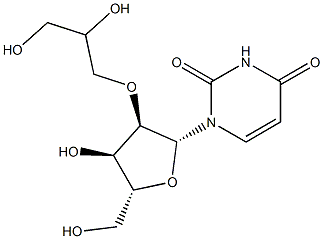 2'-O-(2,3-dihydroxypropyl)uridine Struktur