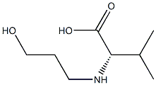 3-hydroxypropylvaline Struktur