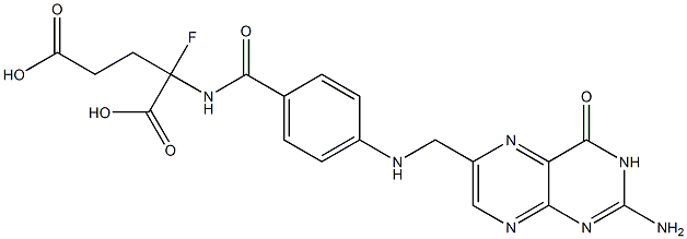 gamma-fluorofolic acid Struktur