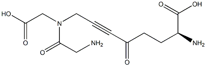 gamma-glutamylpropargylglycylglycine Struktur