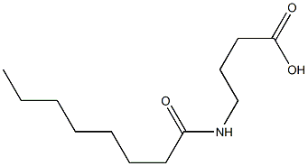 N-octanoyl-4-aminobutyric acid Struktur