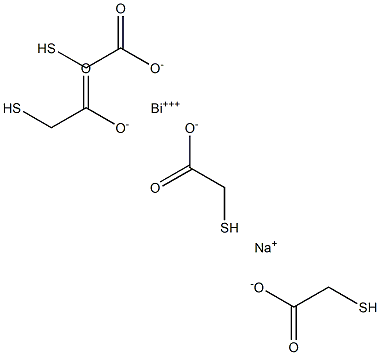 BismuthSodiumThioglycollate Struktur