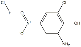 2-AMINO-6-CHLORO-4-NITROPHENOLHCL Struktur