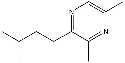 2,6-DIMETHYL-3-(3-METHYLBUTYL)PYRAZINE Struktur