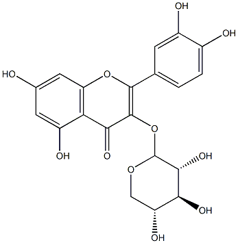 QUERCETIN3-XYLOSIDE Struktur