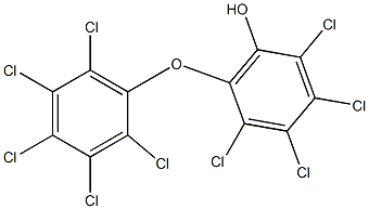 HYDROXYNONACHLORODIPHNEYLETHER Struktur