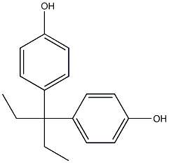 3,3-BIS(4-HYDROXYPHENYL)PENTANE Struktur