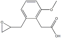 2-(2,3-EPOXYPROPYL)-6-METHOXYPHENYLACETATE Struktur