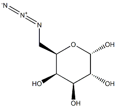 6-AZIDO-6-DEOXY-ALPHA-D-GALACTOSE Struktur