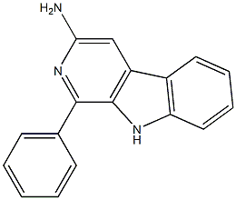 AMINOPHENYLNORHARMAN Struktur