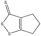 5,6-DIHYDROCYCLOPENTA(C)-1,2-DITHIOLE-3(4H)-THUIONE Struktur