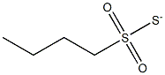 BUTANETHIOLSULPHONATE Struktur