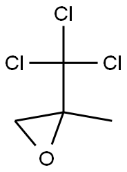 PROPANE,1,2-EPOXY-2-METHYL-3,3,3-TRICHLORO- Struktur