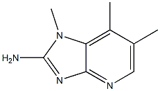 2-AMINO-1,6,7-TRIMETHYLIMIDAZO[4,5-B]PYRIDINE Struktur