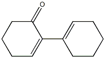 2-(1'-CYCLOHEXENYL)CYCLOHEXENONE Struktur