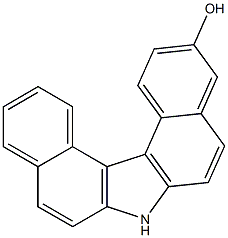 3-HYDROXYDIBENZO(C,G)CARBAZOLE Struktur