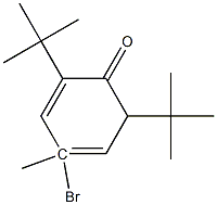 2,6-DI-TERT-BUTYL-4-BROMO-4-METHYLCYCLOHEXA-3,5-DIENONE Struktur