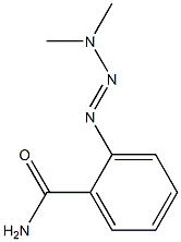 2-(3,3-DIMETHYL-1-TRIAZENO)PHENYL-1-CARBOXAMIDE Struktur