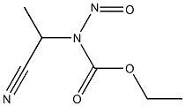 2-(N-CARBETHOXY-N-NITROSAMINO)PROPIONITRILE Struktur