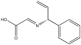 METHYLN-((1R)-1-PHENYLETHYL)IMINOACETATE Struktur